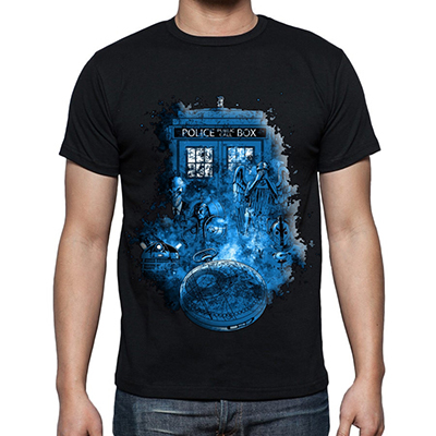 Мъжка тениска на DOCTOR WHO - модел 2